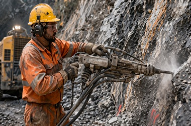 pneumatic rock drill operator underground mining training South Africa