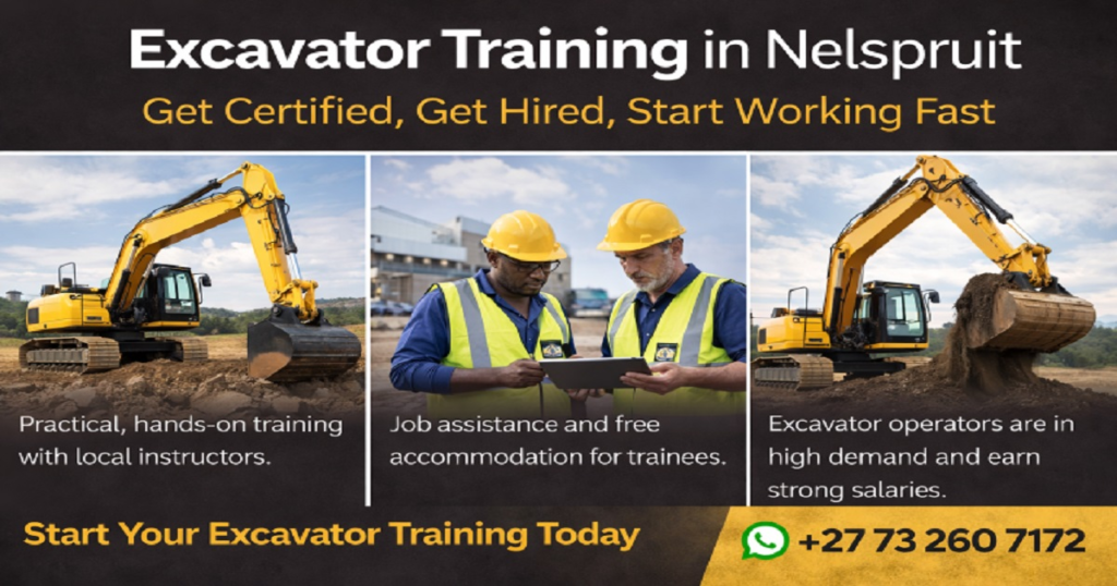Excavator operator salary Mpumalanga 2026 United Training Centre Nelspruit