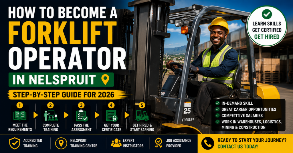 How to Become a Forklift Operator in Nelspruit