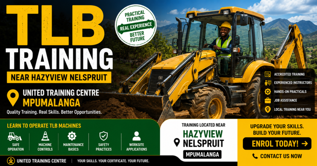 TLB training near Hazyview Nelspruit United Training Centre Mpumalanga