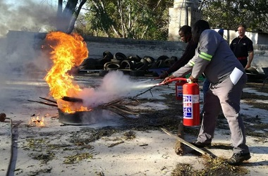 Fire fighting training course South Africa accredited